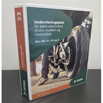 Komplet undervisningsplan til motorcykel